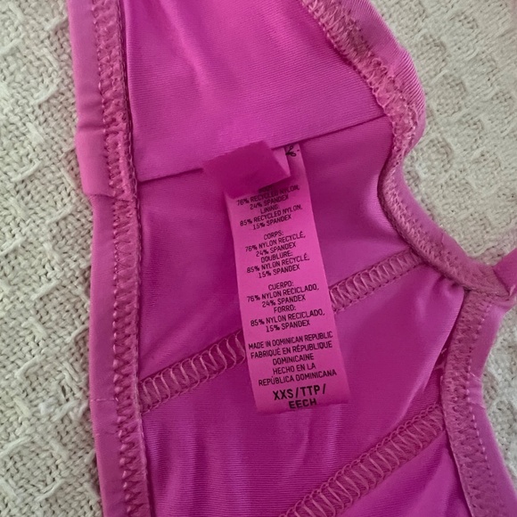 Skims Signature swim corset bikini top neon orchid - Picture 4 of 5